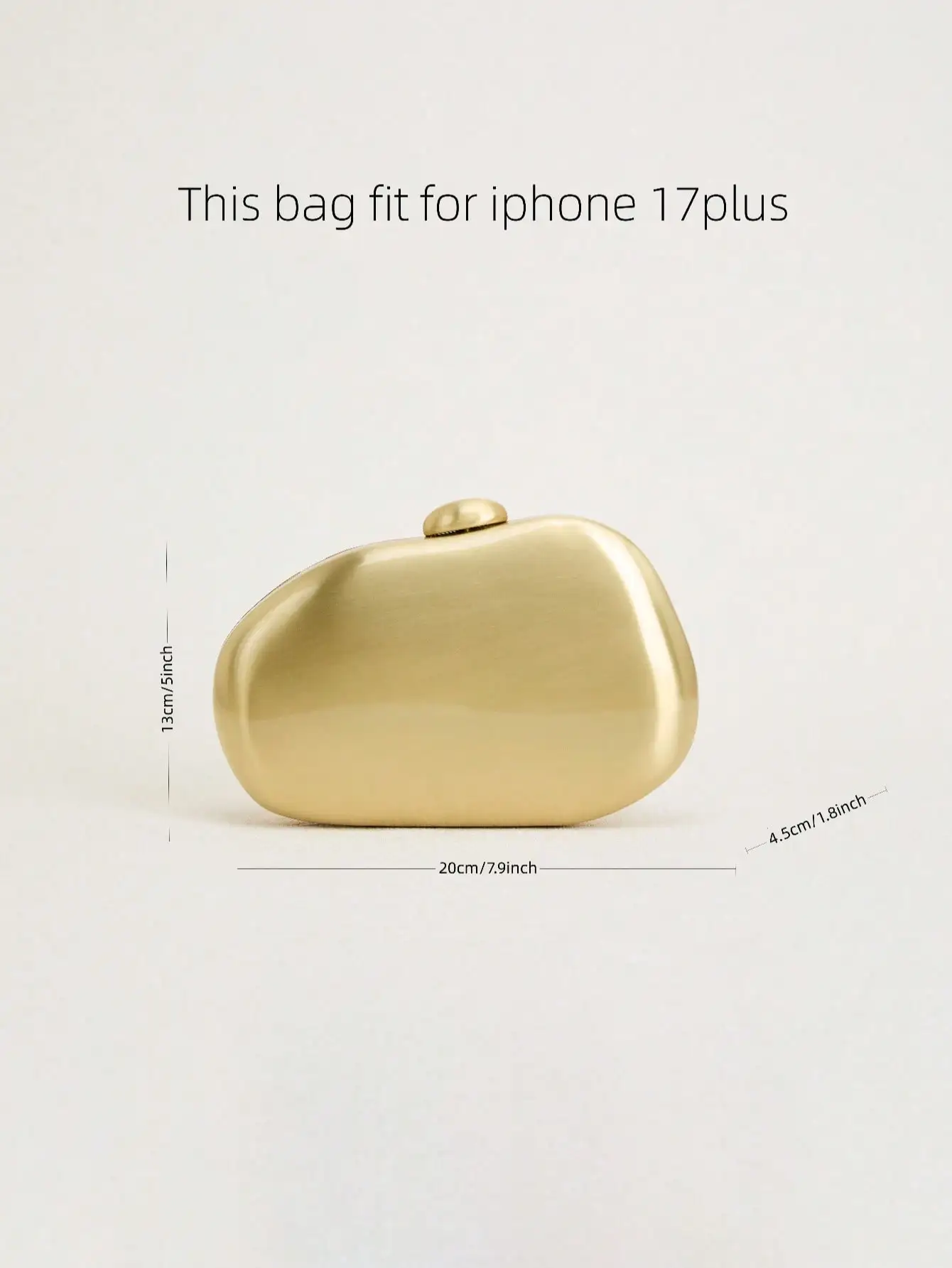 DONGSUO Women metal gold mirror shell bag cute Evening Clutch Bag with strap For Wedding Party small Purses Designer Handbags