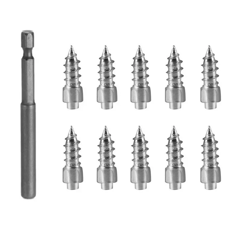 Winter Anti-Slip Screws Nails Tools Universal Auto Motorcycle Bike Shoe Anti Skid Snow Spike Studs Screw Accessories