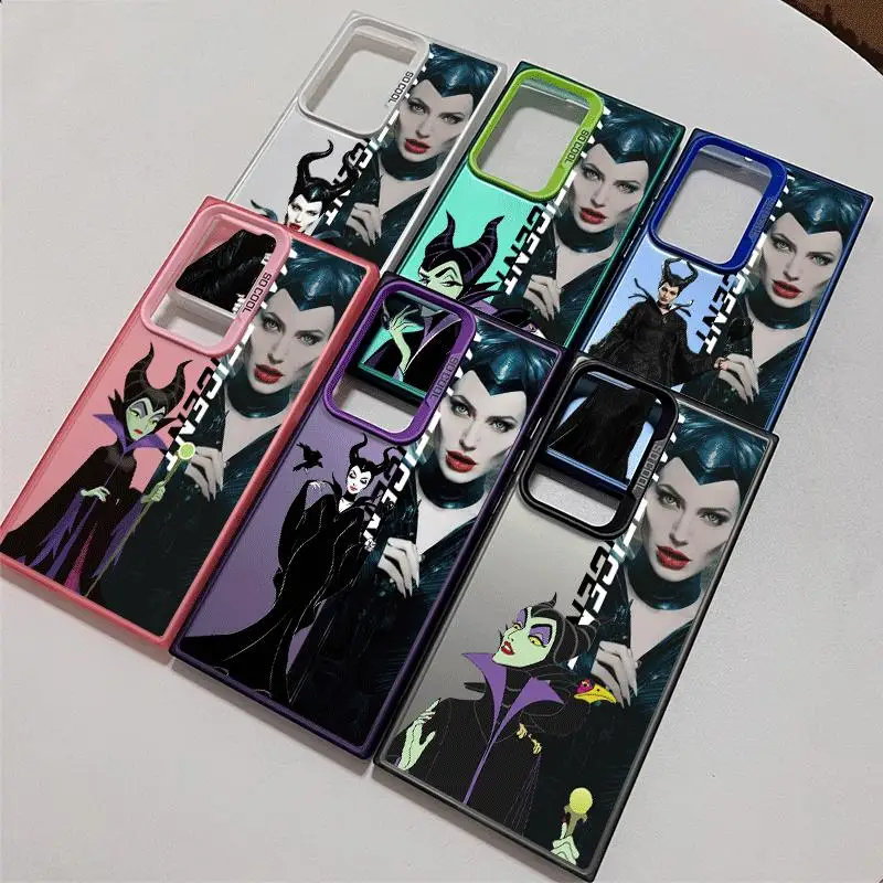 Movies-Maleficent Phone Case For Samsung S24 S22 S21 Plus Ultra S23 S20 FE Note 20 Hard Matte Shell Protective Cover Fundas