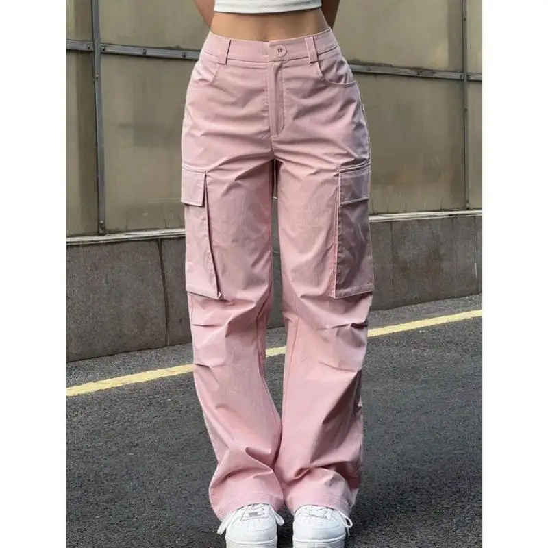 

Простые прямые брюки для спецодежды, мужские повседневные брюки из ПВХ, нейтральная зимняя коллекция 202