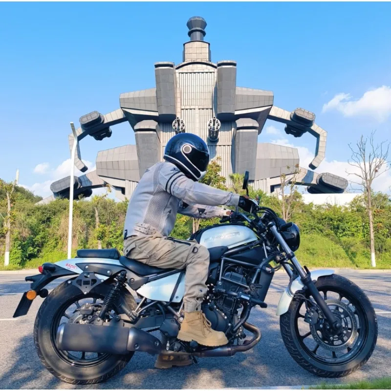 Motorcycle Jacket Men Motorbike Armor Protector DUHAN Pants Moto Cycling Jacket Motocross Chaqueta Summer Riding Clothes