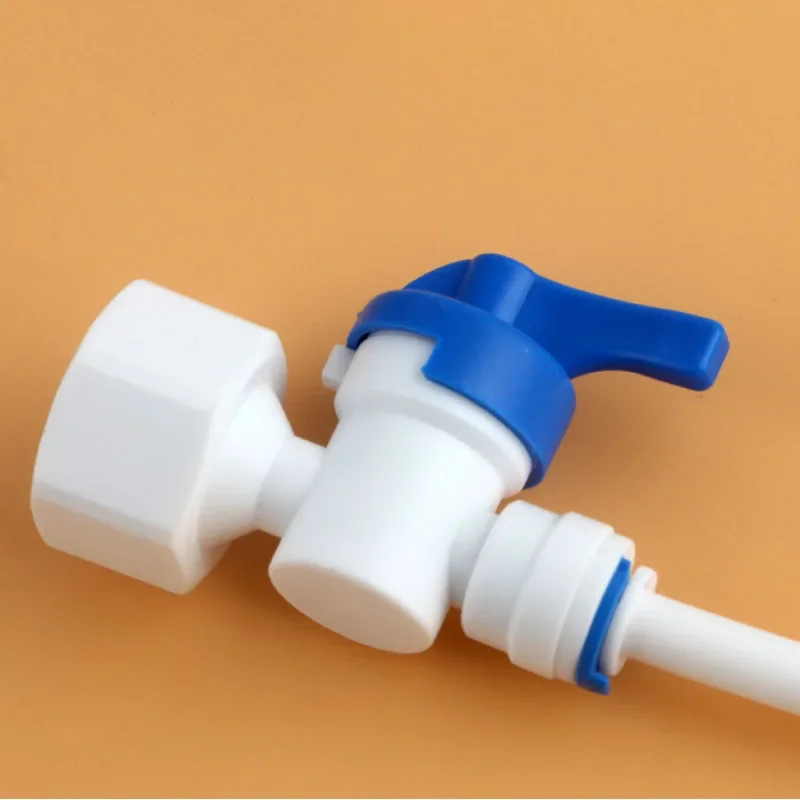 1/2 "Interne Draad Naar 1/4" Buis Rechte Connector Kogelklep Vrouwelijke Verbinding Aquarium Ro Waterfilter Omgekeerde Osmose Systeem