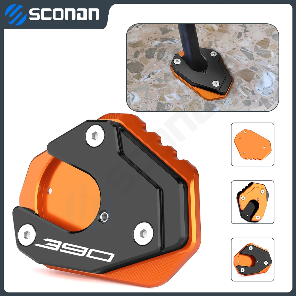 Per KTM DUKE125 250 DUKE 390 200 duke200 Duke 250 decorazione moto cavalletto cavalletto laterale estensione ingranditore Pad accessori