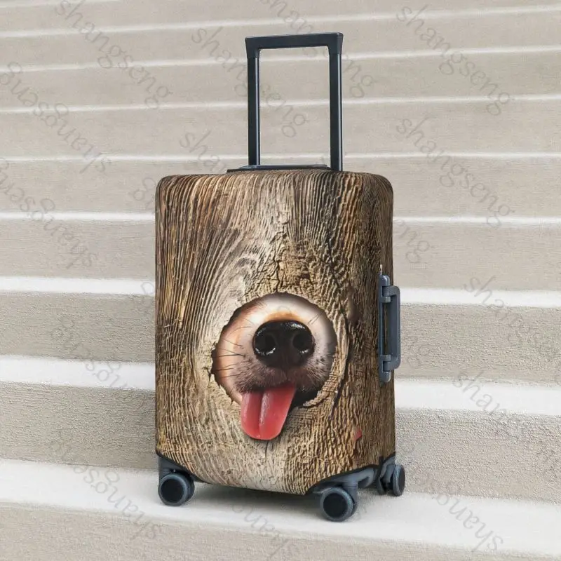 funny animal Thick Elastic Luggage Protective Cover Zipper Suit For 18-32 inch Bag Suitcase Covers Trolley Travel Accessories