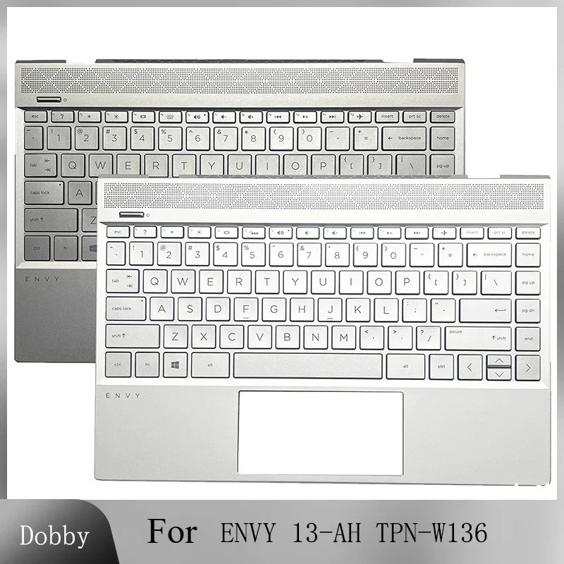 

Оригинальная новая клавиатура США, Япония, Великобритания, SP, язык для ENVY 13-AH TPN-W136, верхний чехол для ноутбука, упор для рук, чехол C, серебристый, золотой, Испания