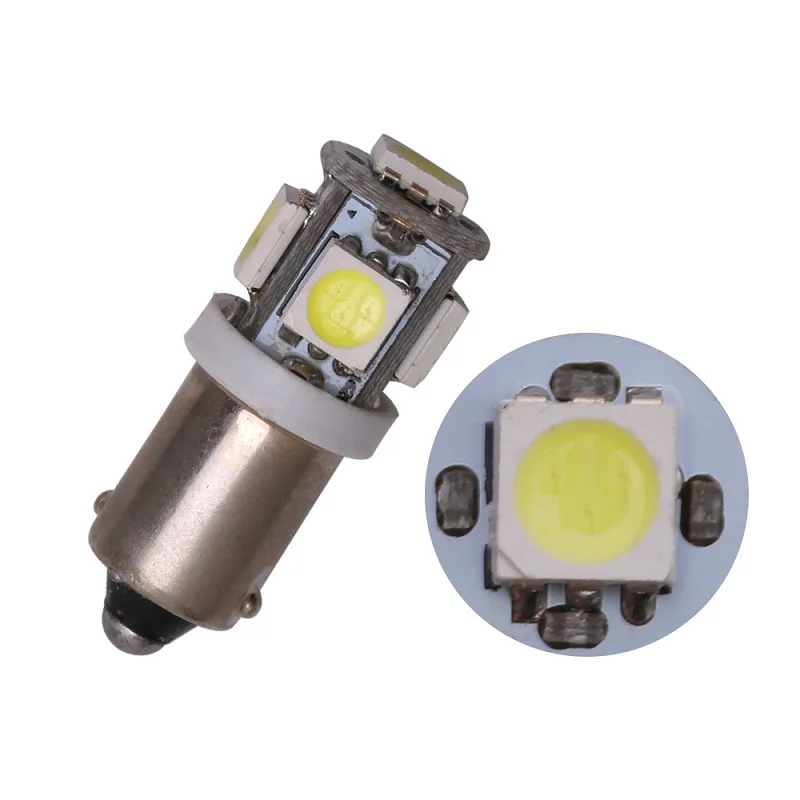 800Pcs Car Bulbs BA9S Led 12V 5050 5 SMD  Cars Interior Bulbs Reading LedLight Car Light  Sourse