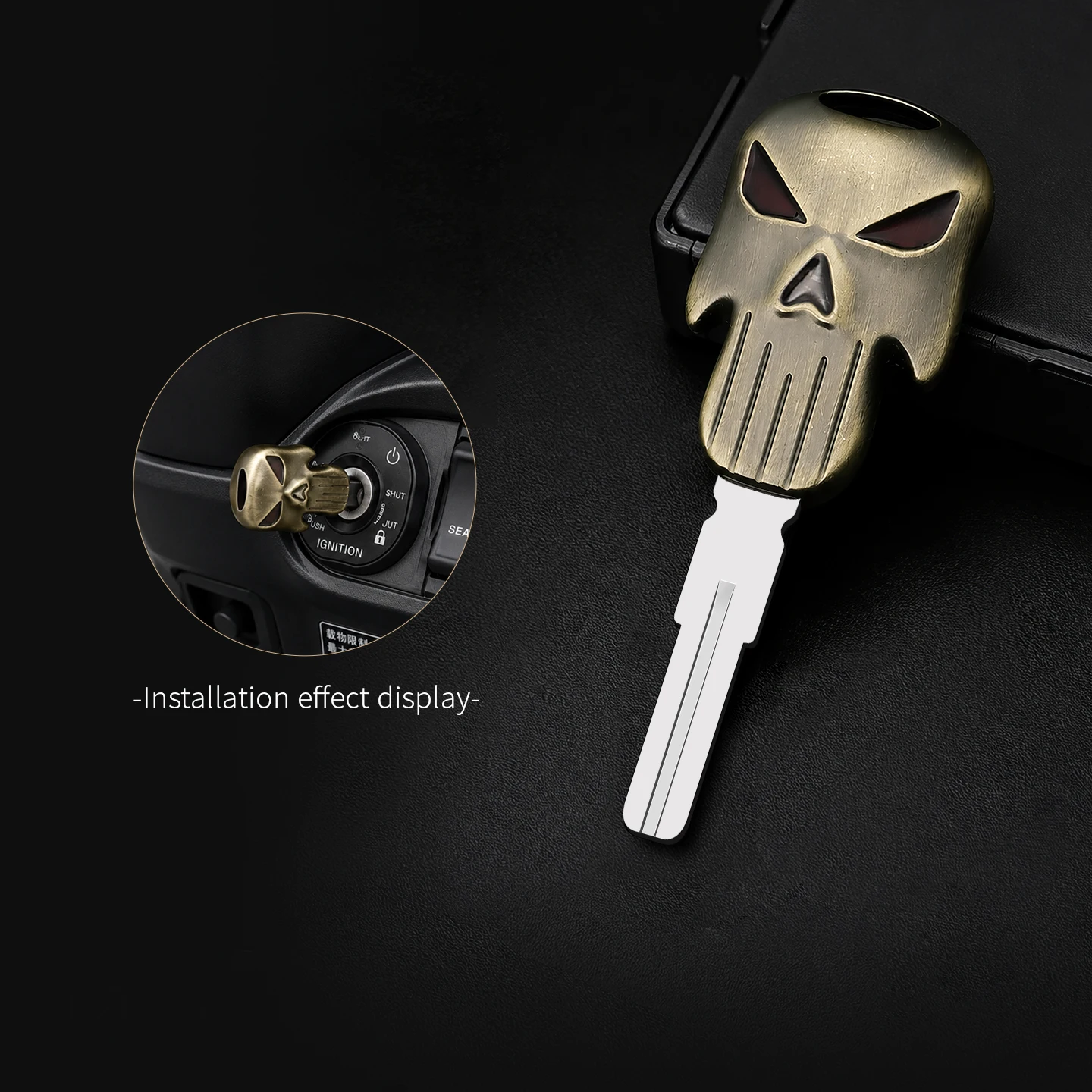 Uncut Blank Motorcycle Key Motorbike Keys For KTM 1050 1090  Adventure R 1290 Super Adventure S R T Super Duke R GT RC8 RC8R
