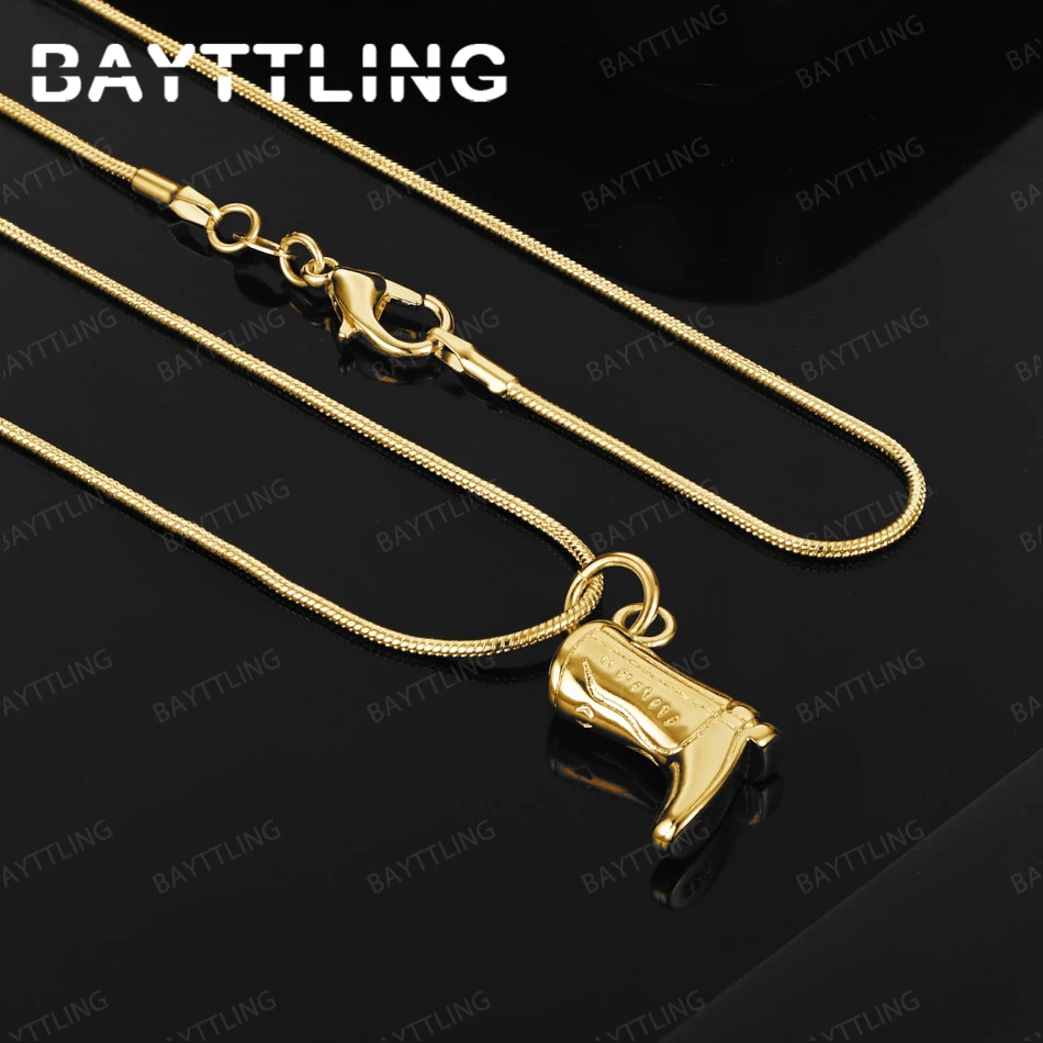 

925 Silver 18K Gold 16-30 Inch Exquisite Boot Pendant Necklace Fashion Women Gift Wedding Accessories Jewelry