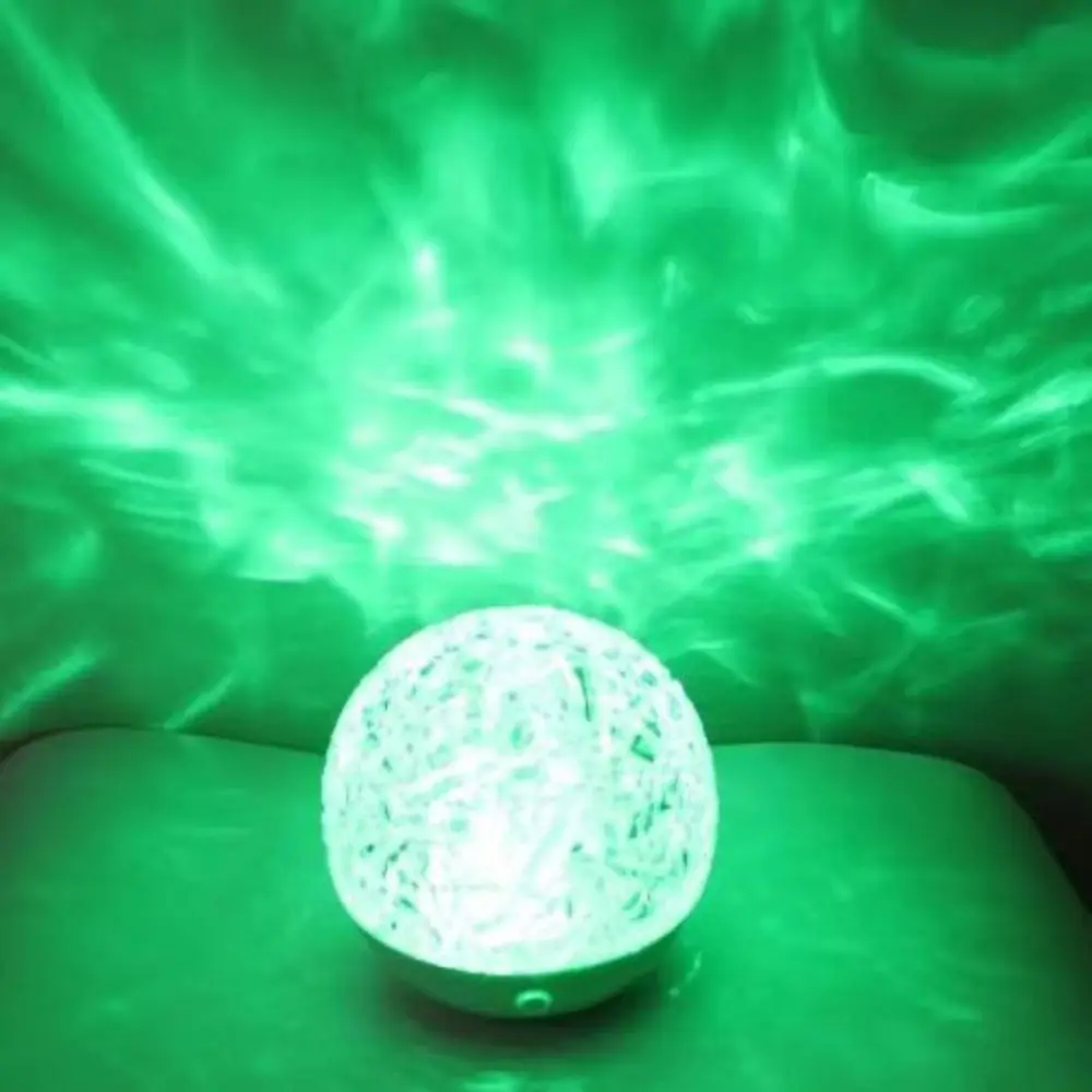 3/16 Colour Changing Water Ripple Projection Lamp Touch Dimmer Remote Controls RGB Rotating Atmosphere Light Decorative