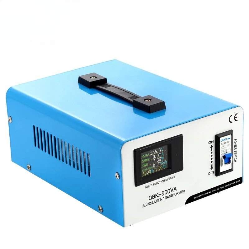 GBK-500VA  Isolation Transformer - Portable Single-Phase 220V to 220V Voltage Converter for Precision Instruments