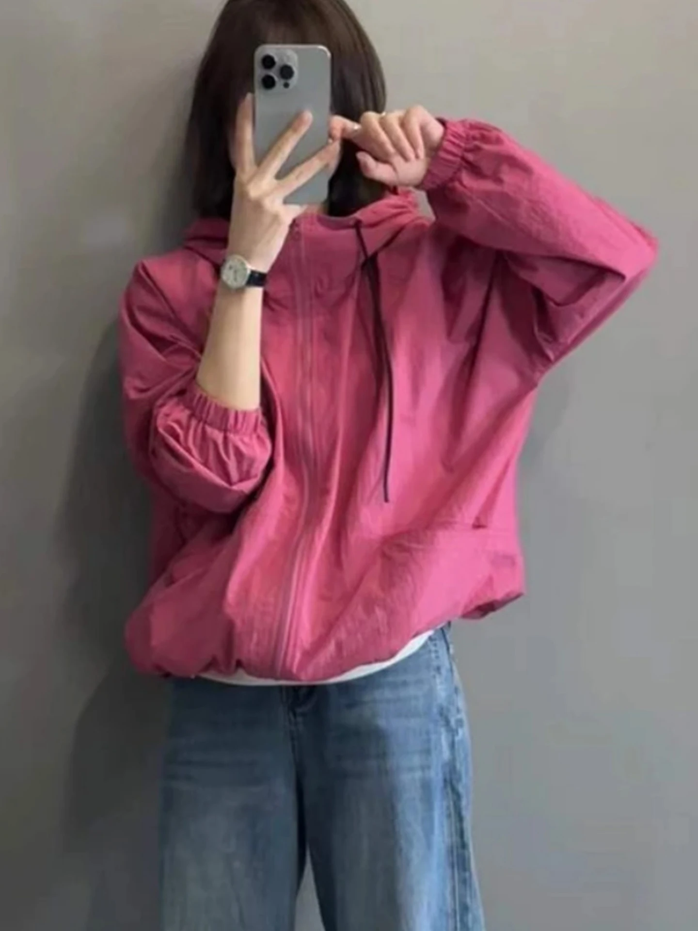 

Ele Long Sve Толстовка на молнии для поездок на работу Sle Женский облегающий открытый кардиган Пальто Простой дизайн Уникальный осенний топ