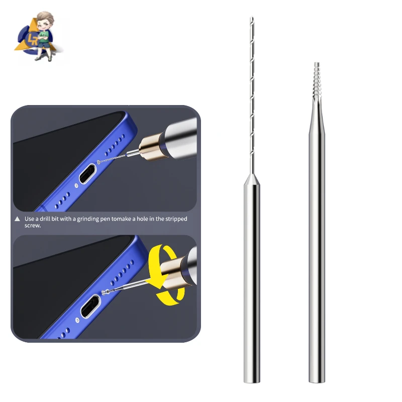 Lanrui U8 Alloy Piercing And Sliding Drill Bit Quickly Remove The Slipped Screws Without Damaging The Frame Phone Repair Tool