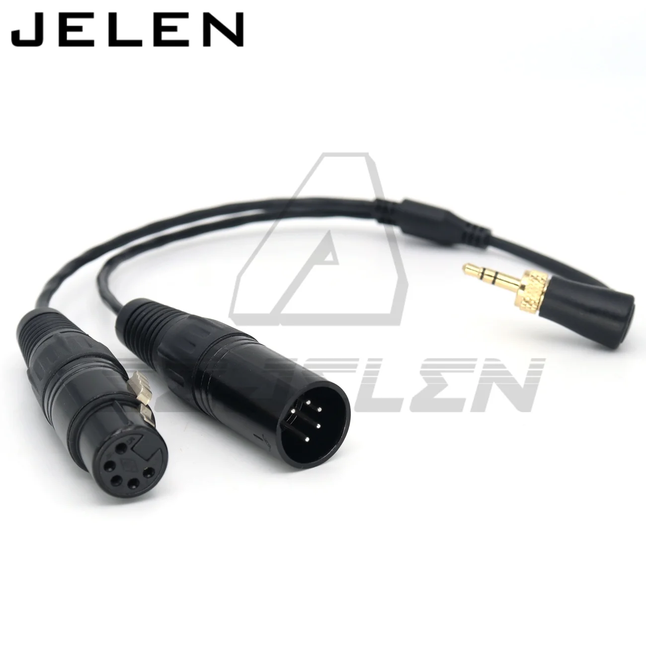 3.5 إلى مزدوج XLR 5pin ذكر أنثى لمحول NANLITE Sidus One DMX كابل Forza, FC, PavoSlim, Pavotube ll C #4
