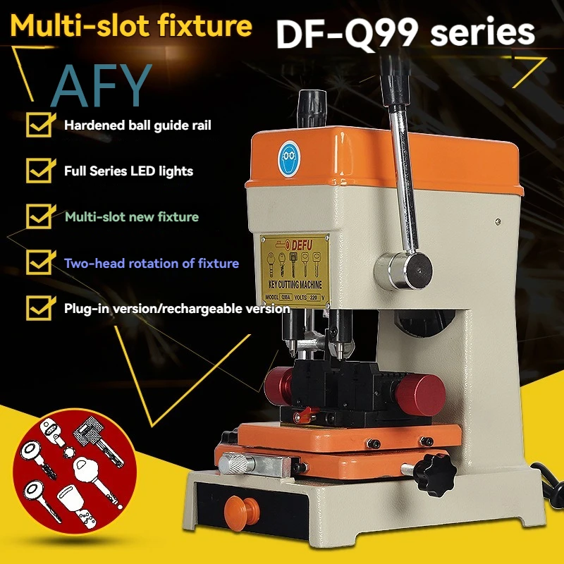 Key Cutting Copier Machine for Q99A Q99C Multifunctional Multi Slot Fixture Key Matching Vertical Milling Slot Key Machine