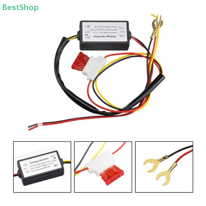 DRL Controller Auto Car LED Daytime Running Light Relay Harness Dimmer On/Off Fog Light Controller Delay Light Delay Line