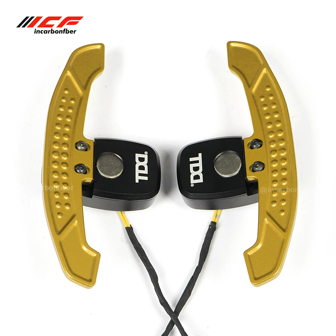 ICF Solid Colour Aluminium Alloy Magnetic shift paddle for Mercedes Benz A B Class 2012-2015 W176 W204 New Multi-Colour