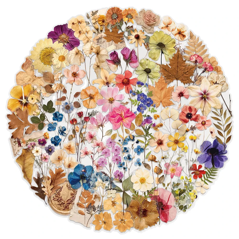 10/30/50/100 pçs retro plantas estéticas flores graffiti adesivos dos desenhos animados decalques portátil telefone scrapbook diário decoração adesivo