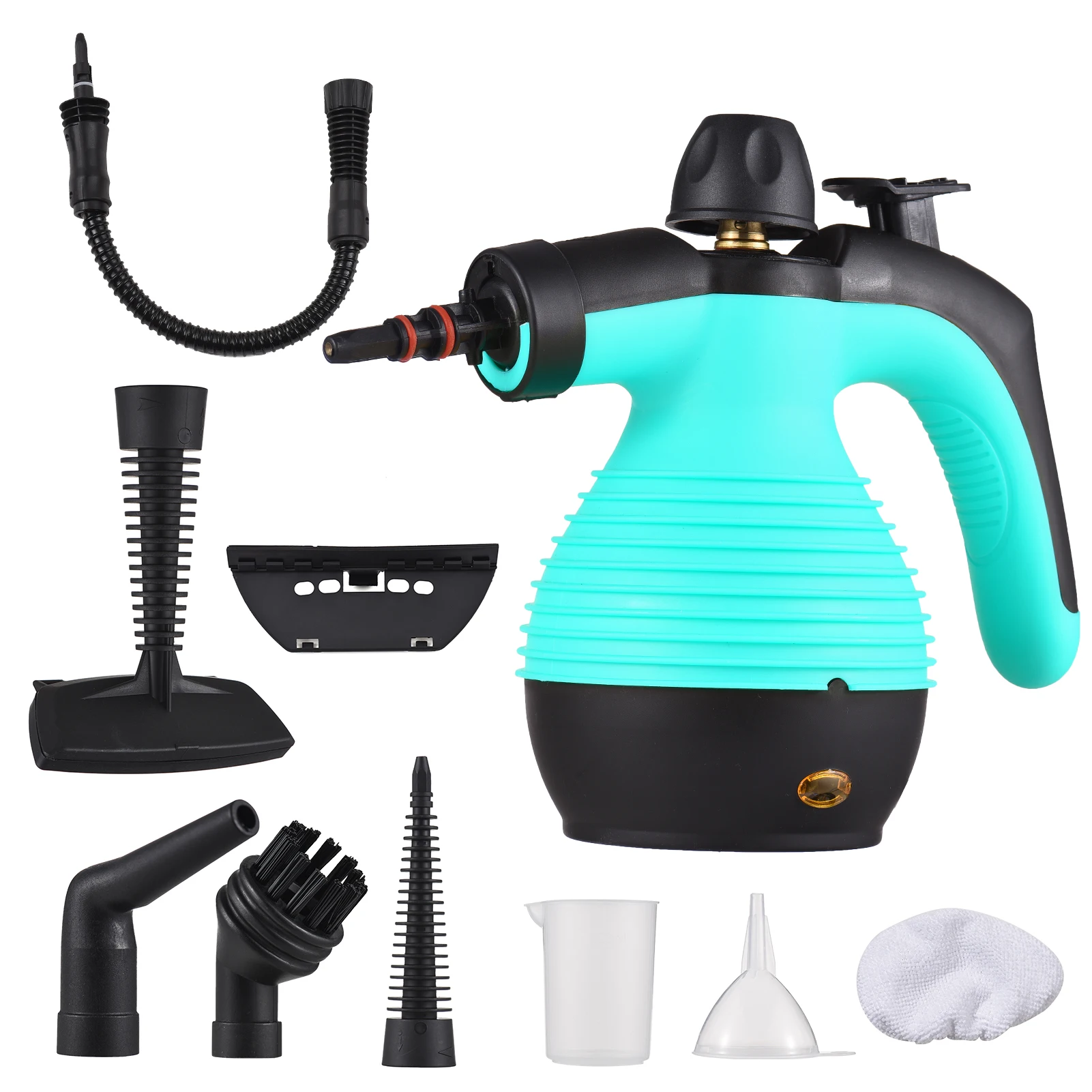 1050W Handheld Steam Cleaner Portable High Temperature Pressurized Steam Cleaning Machine with 9PCS Accessory for Kitchen