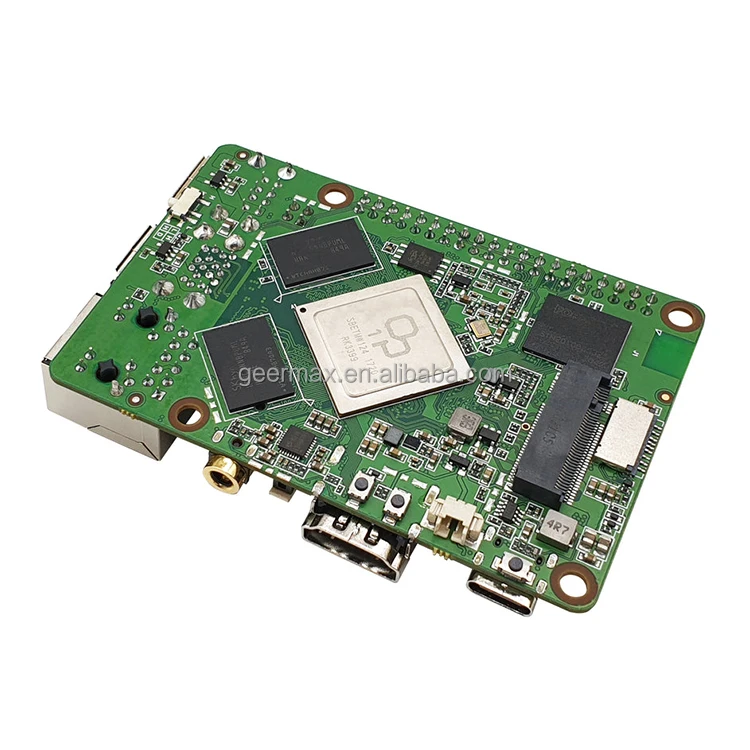 ROCK PI 4 Model B+ 4GB LPDDR4 32GB eMMC Rockchip RK3399 6it Hexa Core Development Board WiFi BT Rock Pi + Plus 4G RAM 32G