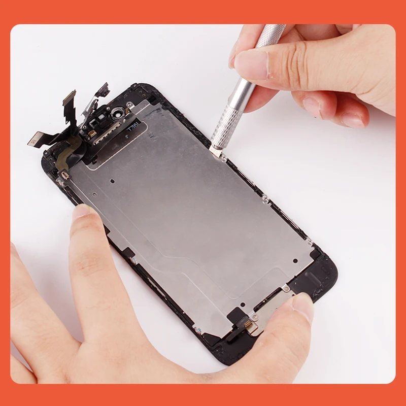 1 pz coltello di separazione LCD curvo con lama piede di porco schermo telaio staffa rimozione smontaggio spudger strumenti di riparazione del telefono cellulare