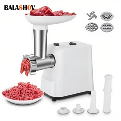 1000W Electric Meat Grinder Sausage Maker with 3 Grinding Plates Food Pusher Meat Mincer Juicer Food Grinder for Home Kitchen