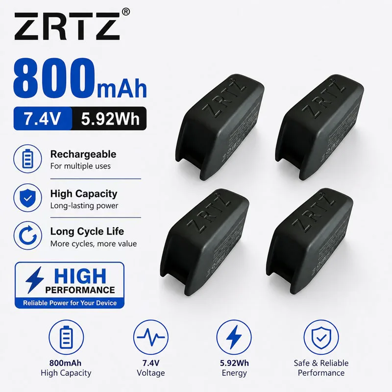 Image of 1~5 Stück ZRTZ 800mAh Akku für SRAM Force XX1 X01 GX Eagle AXS Rival Rot Schwarz AXS Etap RockShox Reverb Vorder- und Hinter-Umschalter