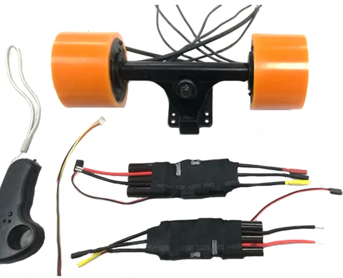 Freerchobby  Belt Drive Electric Skateboard 1500W 83mm 90mm dc Hub Motor combo kits for DIY Electric longboard