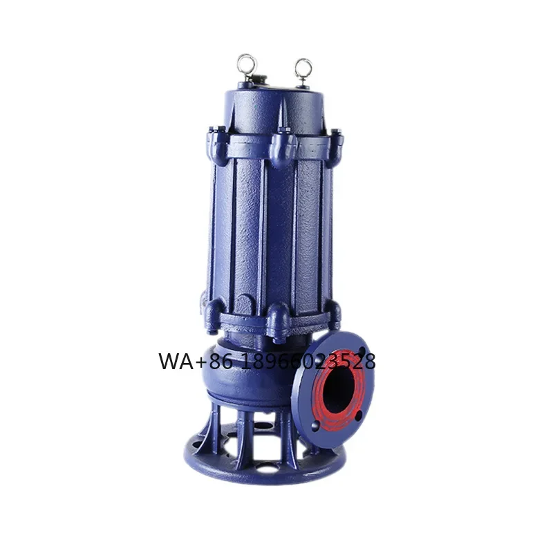 Large submersible sewage pump 380v high temperature non-clogging sewage pump WQ vertical high power