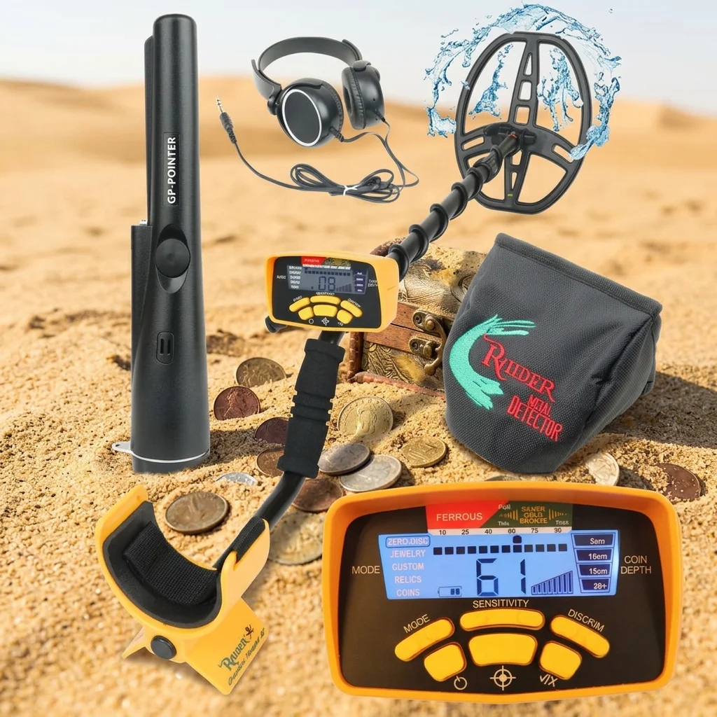 Deep Search 5 Meters Gold Detector MD-6450 Professional Long Range Gold Metal Detector