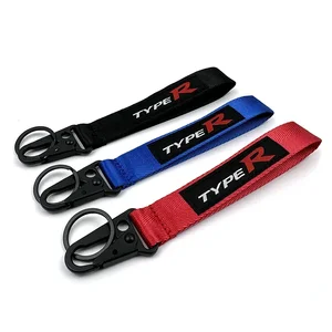 Thêu vải bằng vải nylon, phụ kiện xe hơi, dòng R, Honda Jazz, Civic FD2, GK5, CR-V, XR-V, HR-V 10 Chaves Bán hàng chính Honda Type R - №6