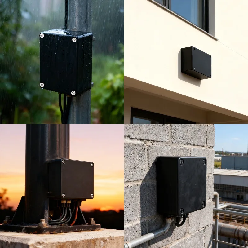 Waterproof Junction Box Outdoor Power Box Sealed Terminal Outdoor Cable Plug Protection Cover Extension Cord Plug Connection Box