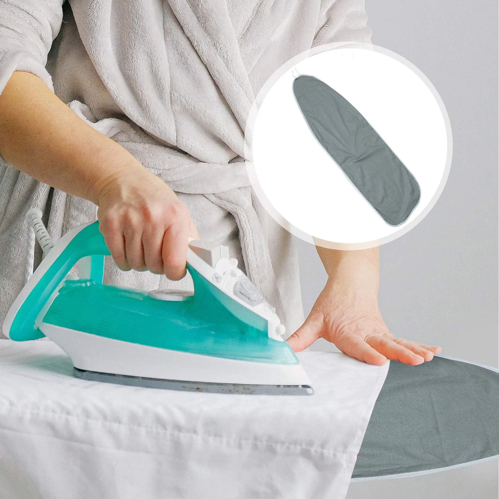 

Ironing Board Cover Cotton Heat Resistant Protector Anti-Scald Scorching Resist Protector for Ironing Board Use