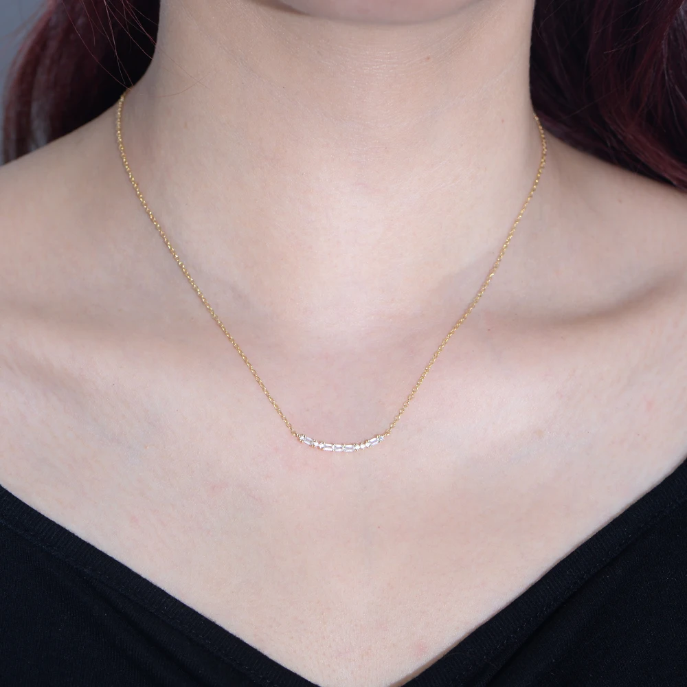 wholesale TRENDY Morse Code Necklace with LOVE Pendant in 925 Sterling Silver and Cubic Zircon for women