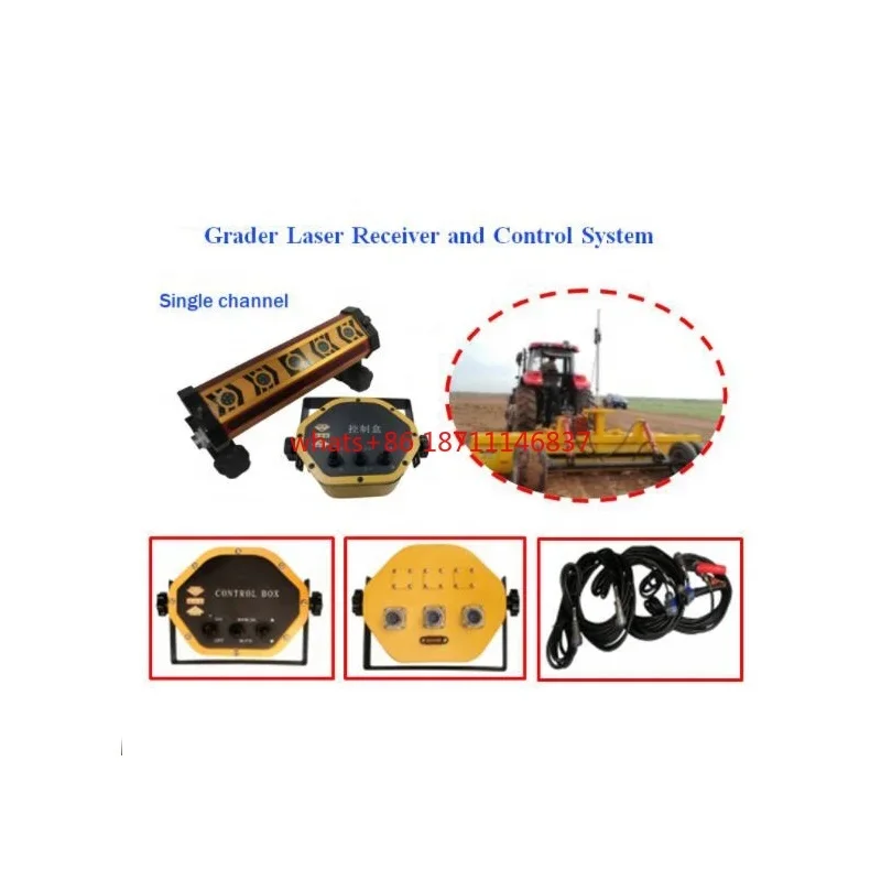 Laser land leveler agriculture laser leveling system transmitter receiver detector control box used for tractor