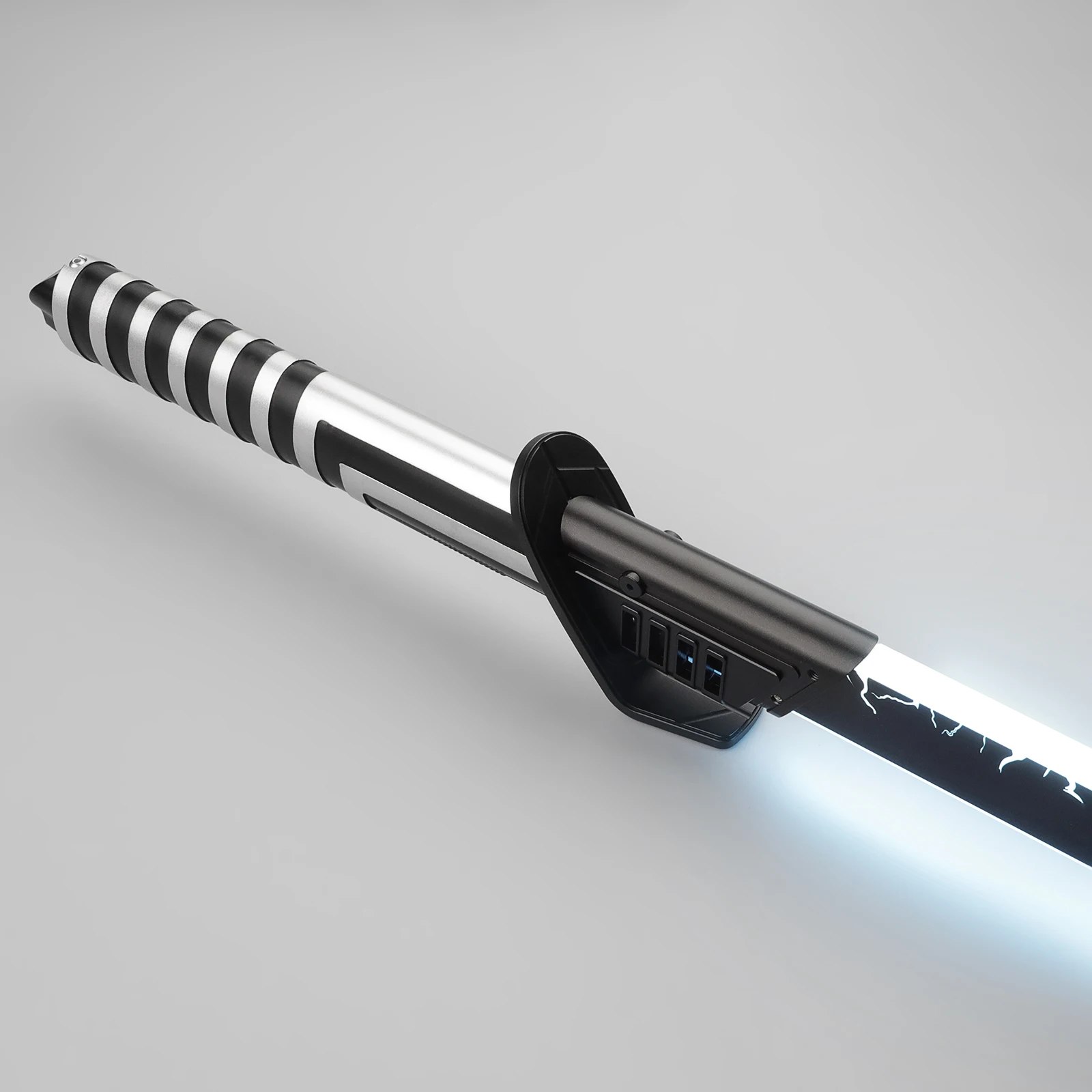 

LGT Darksaber Lightsaber- Sensitive Smooth Swing Light Sabers with 12 Colors Changing 9 Sound Fonts Heavy Dueling Training