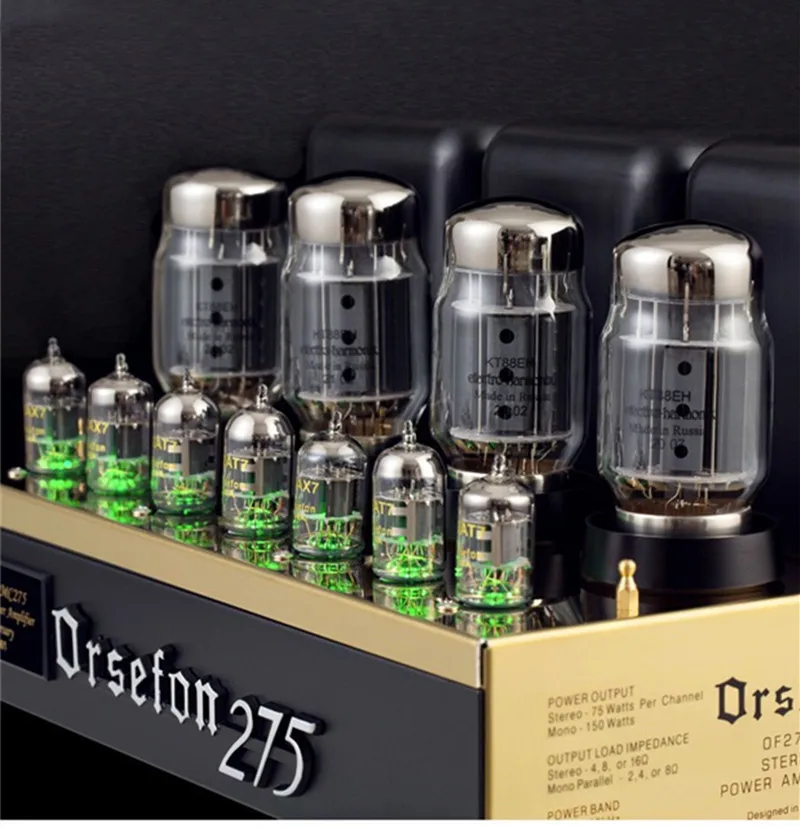 Copy Mcintosh MC275 Upgrade KT88*4 Tube Power Amplifier Tube amplifier HiFi Push-pull Class AB 75W*2