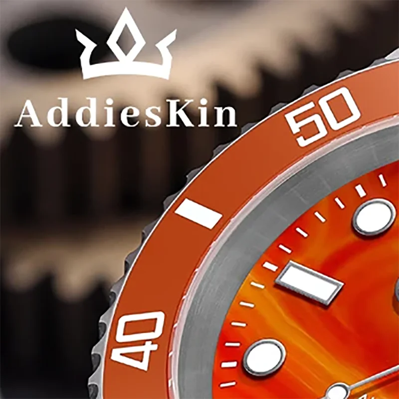 ADDIESKIN New Watches for Men 200m Waterproof Suitable for Swimming Sapphire Glass BGW9 Luminous Calendar Mechanical Men's Watch