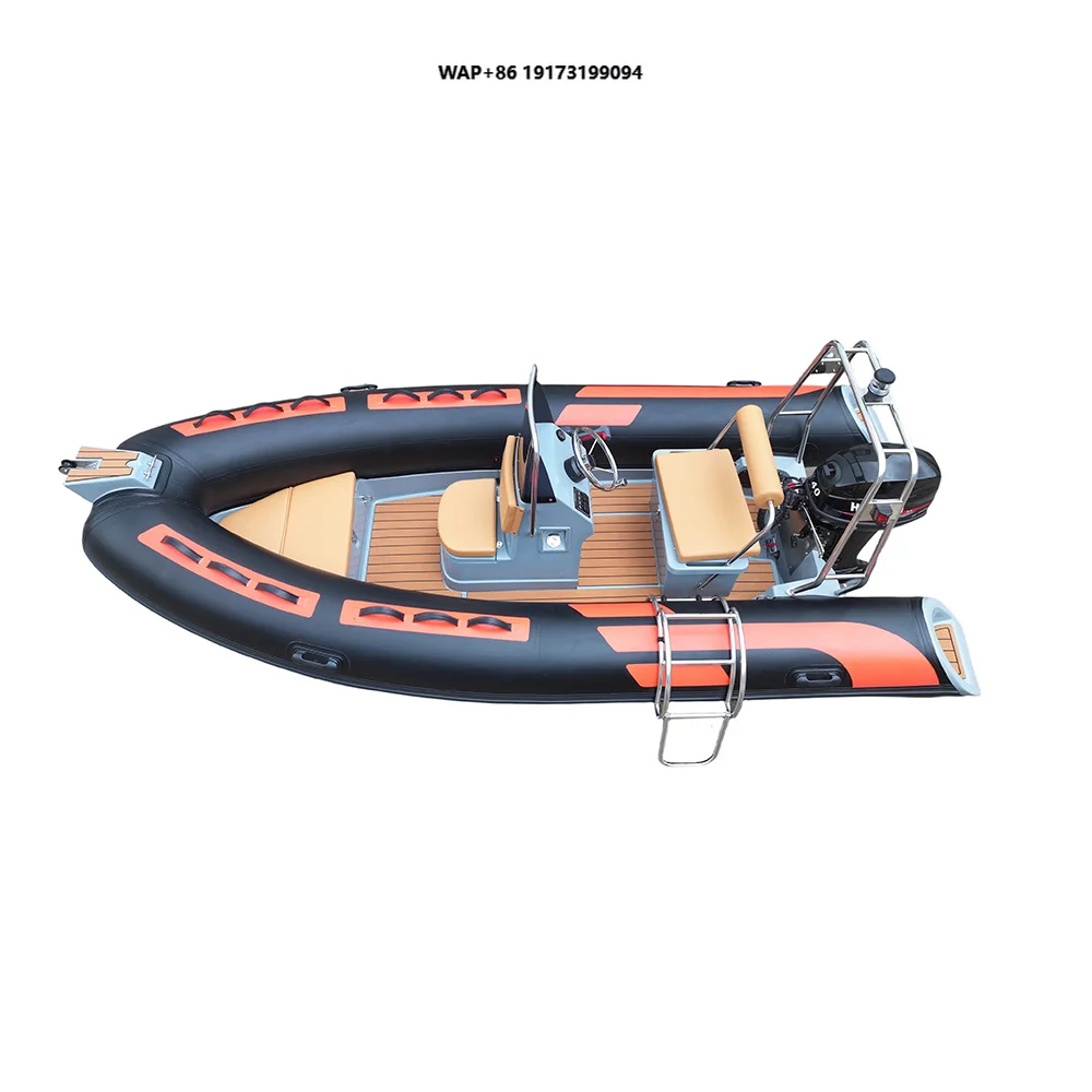 RIB 430D PVC Fiberglass Boat Factory Supply for Personal Fishing and Water Recreation