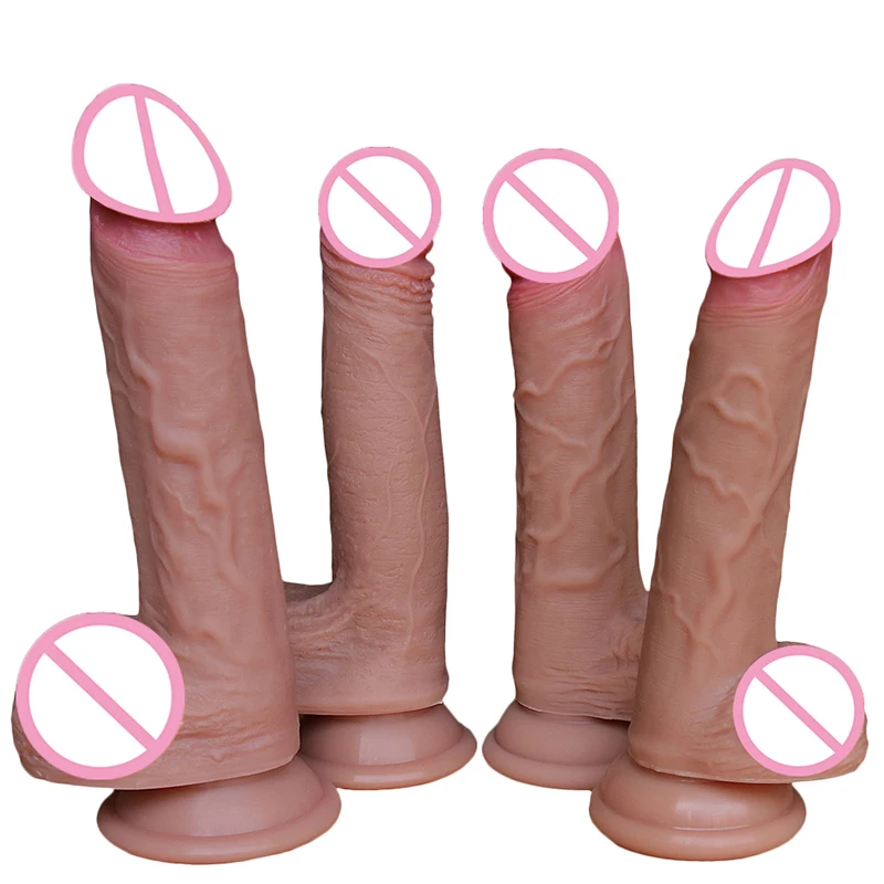 Super Realistic Liquid Silicone Dildo Artificial Big Penis Anal Sex Toys For Woman Strapon Vagina Stimulation Couples Sexual