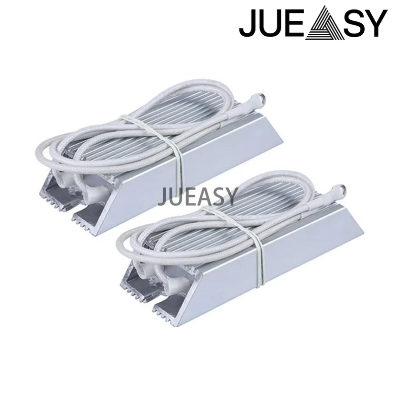 1PCS RXLG 고전력 서보 주파수 변환기 재생 제동 알루미늄 쉘 저항기 50W 100W 150W 200W 300W 500W 5-500R