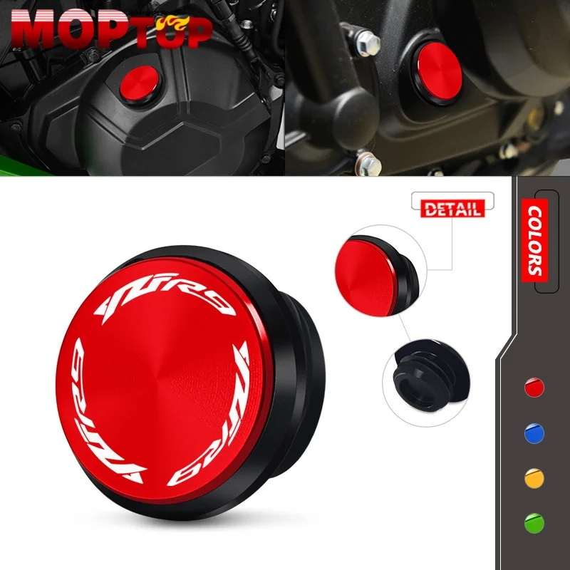

R9 High Quality Engine Oil Filler Cap For YZF-R9 YZFR9 CNC Engine Oil Filter Cover Oil Plug Cap Screw Motorcycle Accessories r9