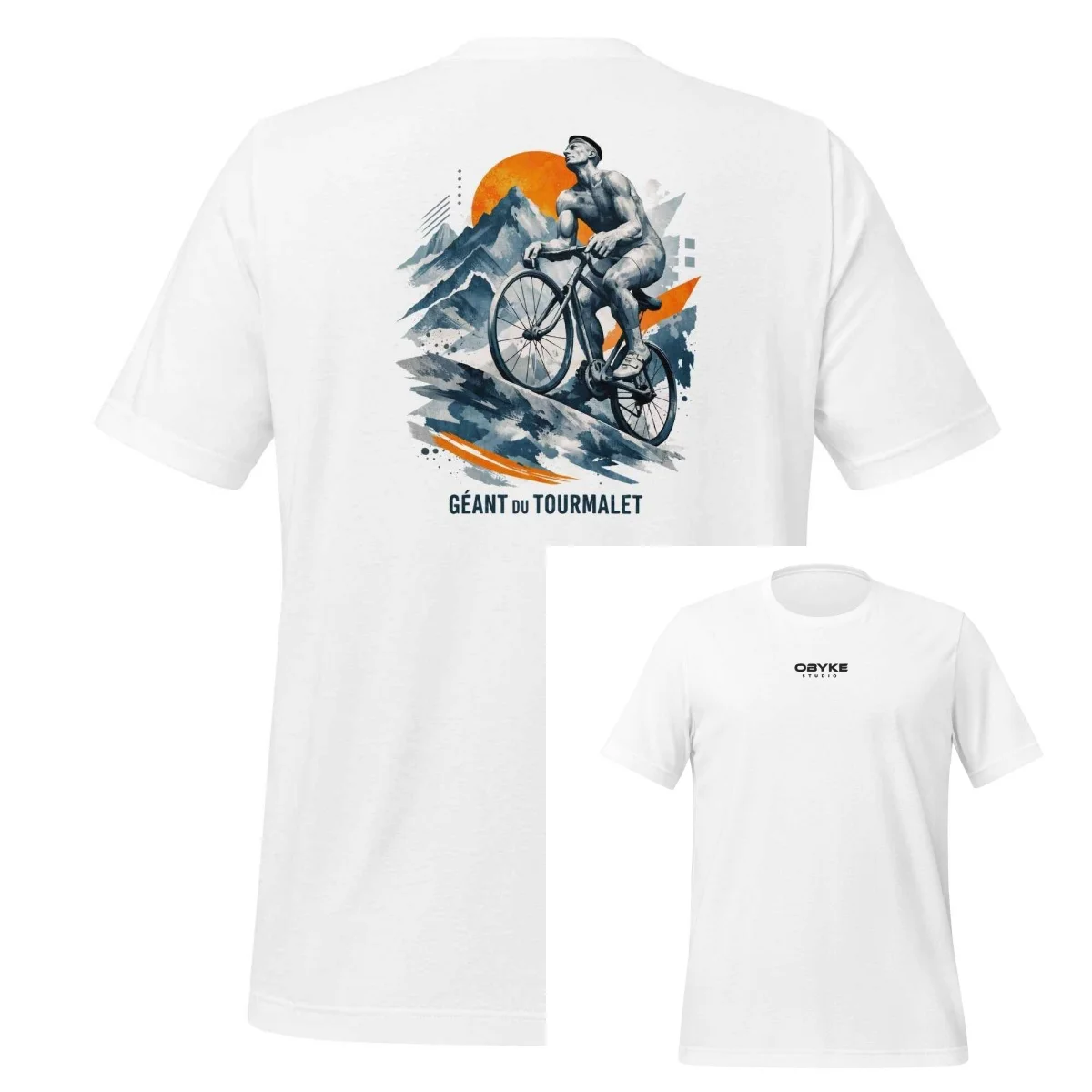 Classic Tourmalet Giant Cycling Col Mythique Pyrénées T-Shirt Cotton Graphic Tee Men Women Summer Streetwear