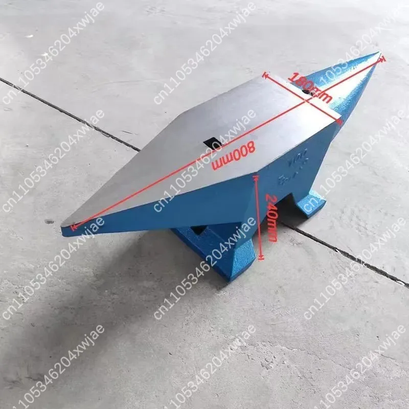 100KG Horn Anvil Double Head Triangle Design Heat Treated High Hardness For Professional Forging