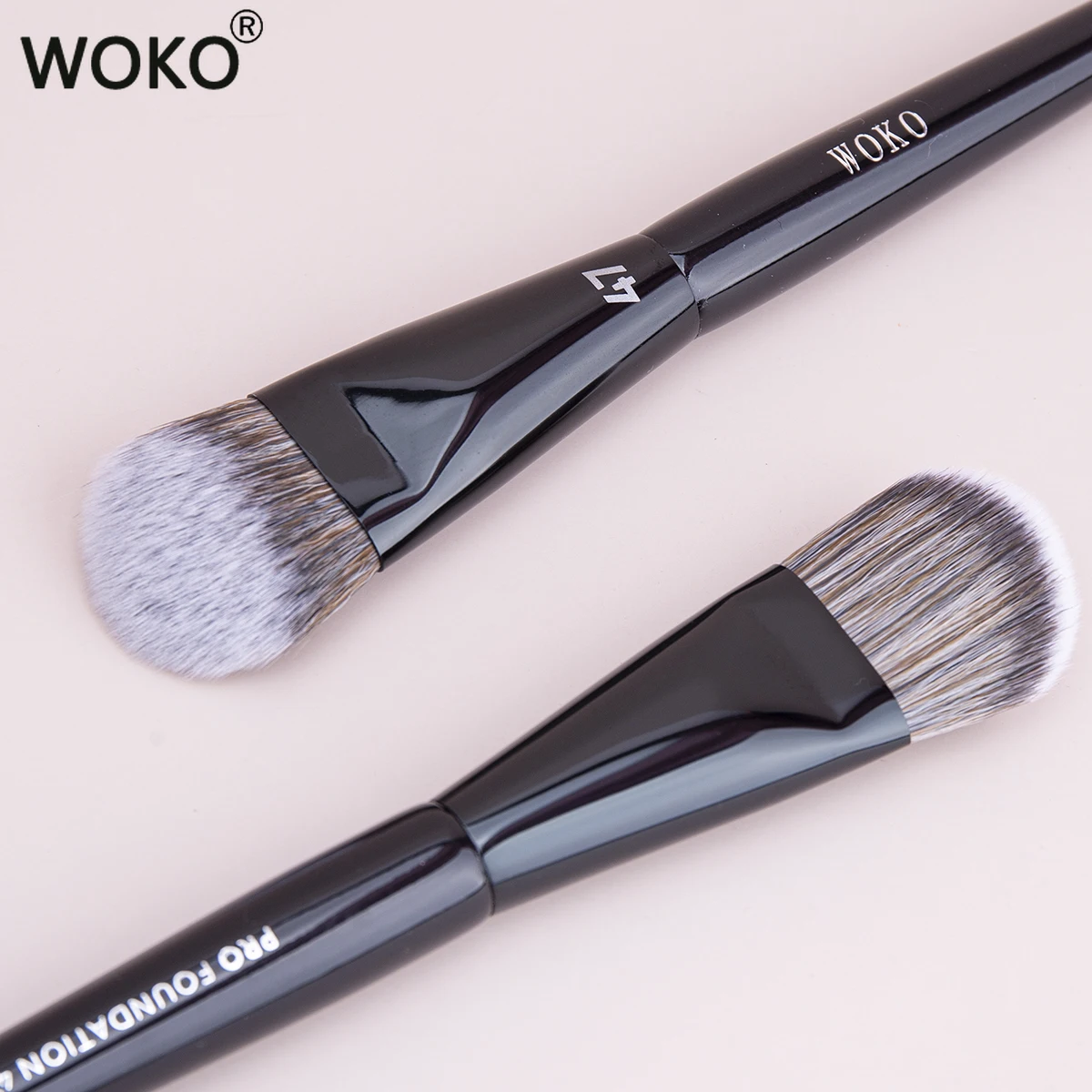 Foundation Brush PRO 47 Broom Foundation Shadow Blending Blush Liquids Creams Sticks Make Up Brush Face Creams Makeup Tool