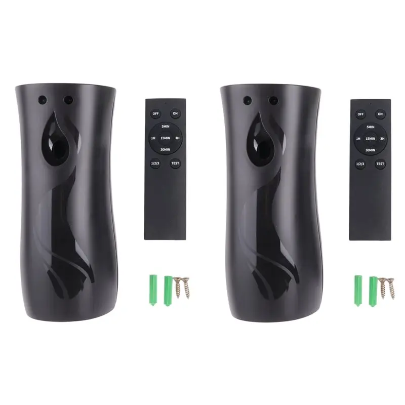 A56T-6Pack Automatic Air Freshener Spraying Dispenser, Wall Mounted Or Freestanding Sprayer Holder, Multiple Time Settings