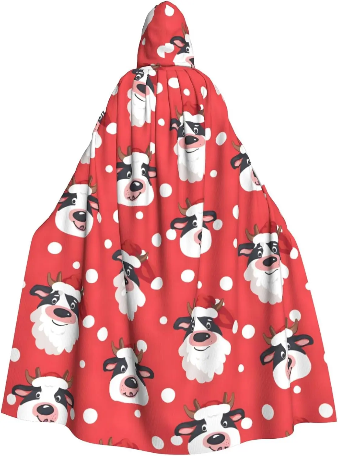 Christmas Cape Halloween Hooded Cloak Costumes Xmas Cape Cosplay for Women Men
