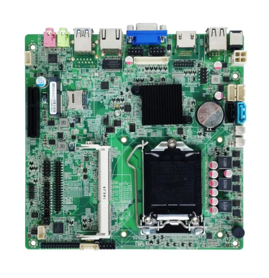 2026 ELSKY QM8000 Barebone Desktop Mainboard 4th Generation Discrete CPU and Graphics Card PCIE X4 2*HDMI Outputs