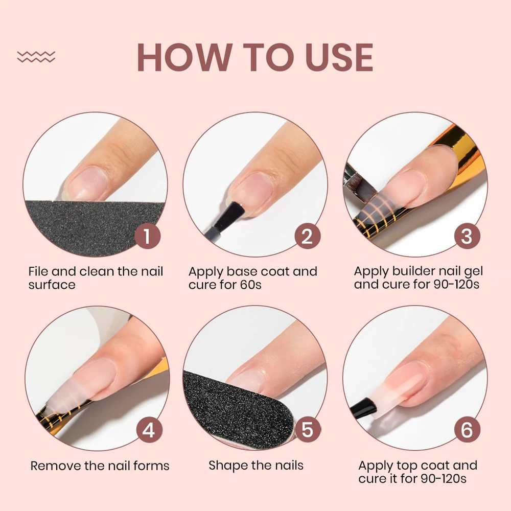 CHUNSHU Builder Nail Hard Gel Hema-frei 30g Aufbaugel für Nagelverlängerung, langanhaltendes Aufbaugel, Skulptur-Gel, Rubber Base Gel – Detail 8