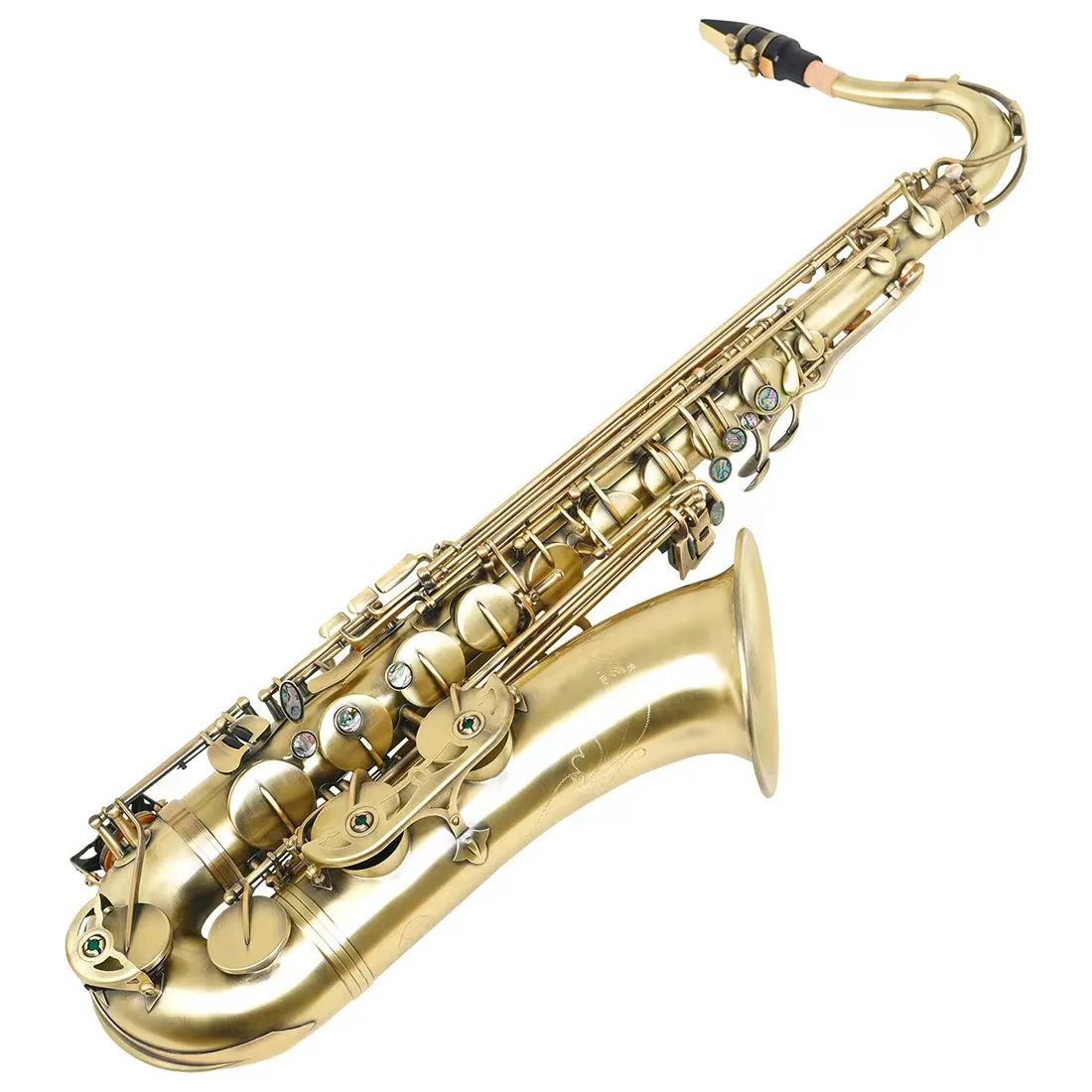 

Factory Wholesale Archaize Cyan Tenor Saxophone