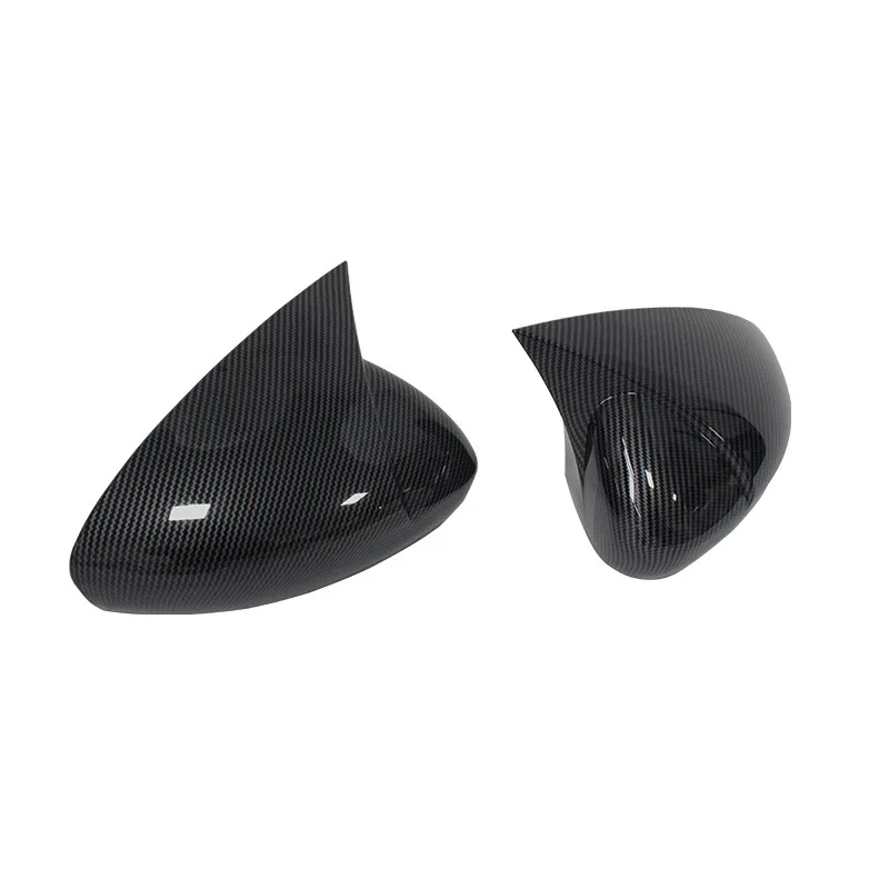 2X Horn Side Wing Mirror Cover Caps For FIAT TIPO EGEA 2015-2022 Rearview Mirror Cover Shell Case Trim Add On Car Accessories